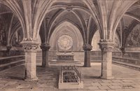 Der Kapitelsaal von Heiligenkreuz mit dem Grabmal Friedirchs II.