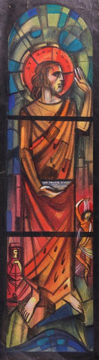 Johannes der Täufer (Glasmalereientwurf)