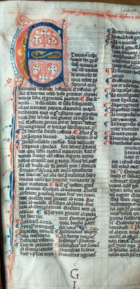 Codex Predigten - Initiale "E"